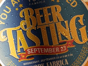York Fabrica Beer Tasting Event